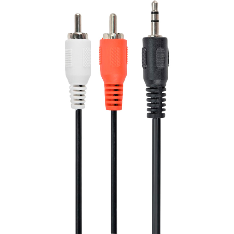 Кабель CABLEXPERT 3.5 мм - 2 х RCA 10 м Black (CCA-458-10M)