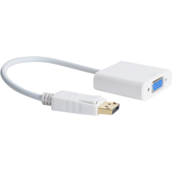 Перехідник CABLEXPERT DisplayPort - VGA 0.15м (A-DPM-VGAF-02-W)