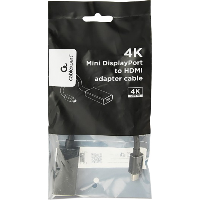 Перехідник CABLEXPERT Mini DisplayPort - HDMI (A-mDPM-HDMIF4K-01) Вид перехідник