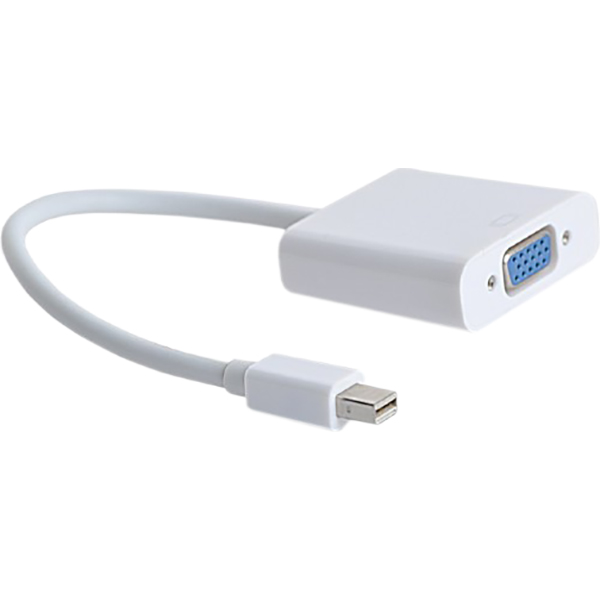 

Адаптер CABLEXPERT Mini DisplayPort - VGA (A-mDPM-VGAF-02-W), A-mDPM-VGAF-02-W