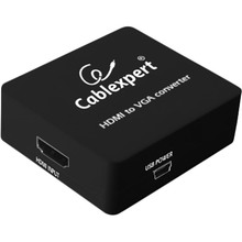 Перехідник CABLEXPERT HDMI - VGA Black (DSC-HDMI-VGA-001)