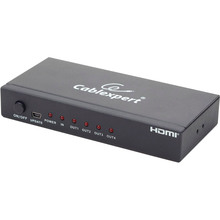 Розгалужувач CABLEXPERT HDMI - 4 x HDMI Black (DSP-4PH4-02)