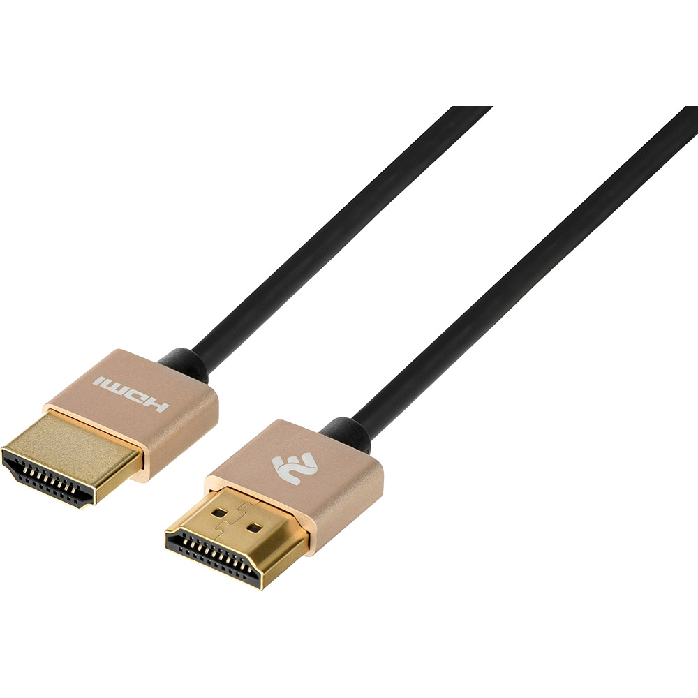 

Кабель 2E HDMI 2.0 (AM/AM) Gen 2 Ultra Slim 2 м Gold/Black (2E-W9668G-1M), HDMI 2.0 (AM/AM), Gen2 Ultra Slim, gold/black, 1m
