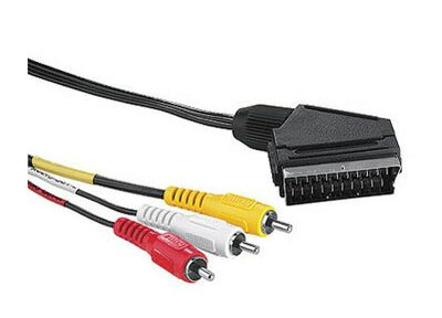 Кабель HAMA 42387 SCART / 3 RCA, 2м