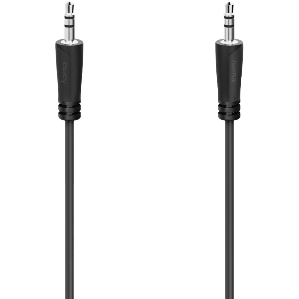 

Кабель HAMA 3.5 mm Jack - 3.5 mm Jack Stereo 1.5 m Black, 3.5 mm Jack - 3.5 mm Jack Stereo 1.5 m Black