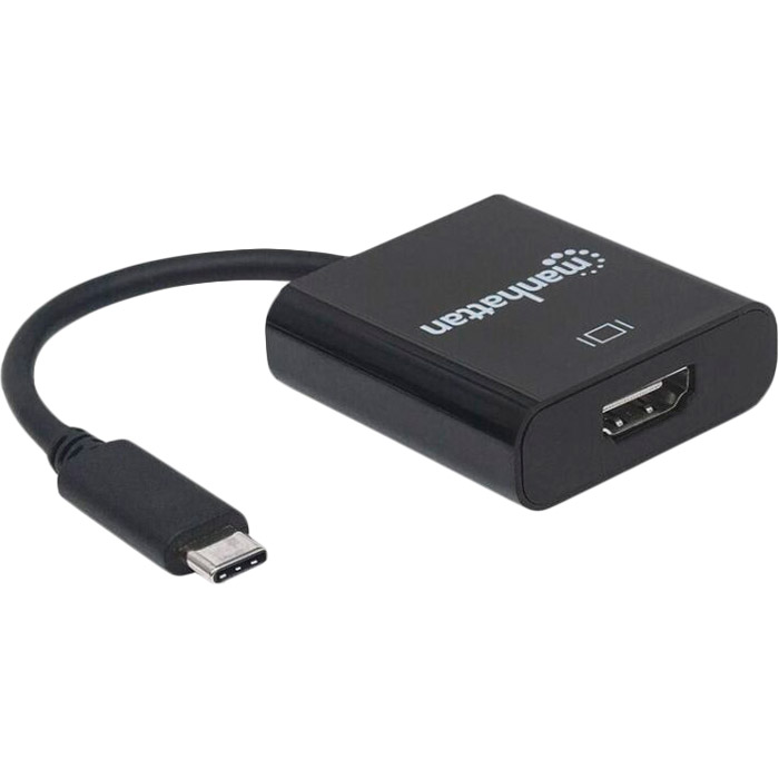 

Адаптер Manhattan USB 3.1 Type-C - HDMI (F) (151788), Перехідник USB3.1 Type-C - HDMI (F)