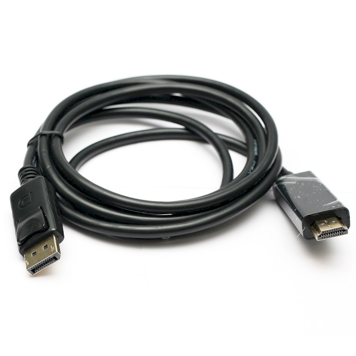 Кабель PowerPlant DisplayPort - HDMI 1.8 м Black (KD00AS1237)