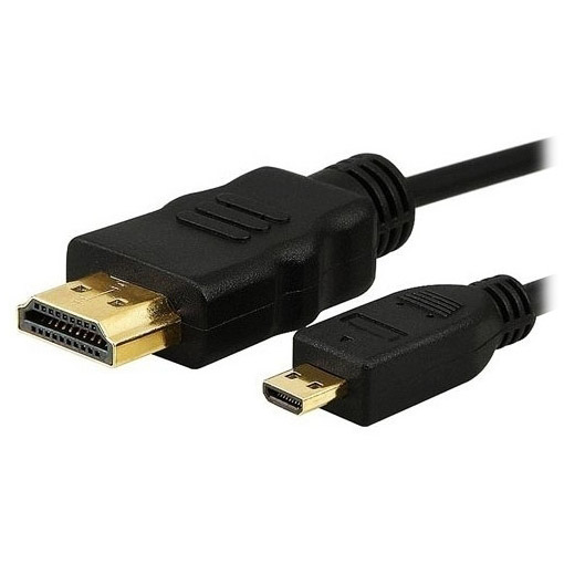 Кабель PowerPlant HDMI - Micro-HDMI 2м Black v1.3 (KD00AS1242)