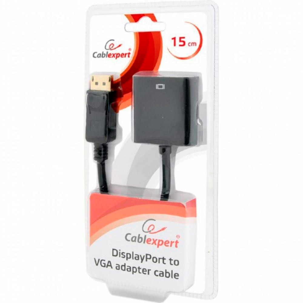 Кабель CABLEXPERT DisplayPort - VGA 0.15 м (AB-DPM-VGAF-02) Вид перехідник