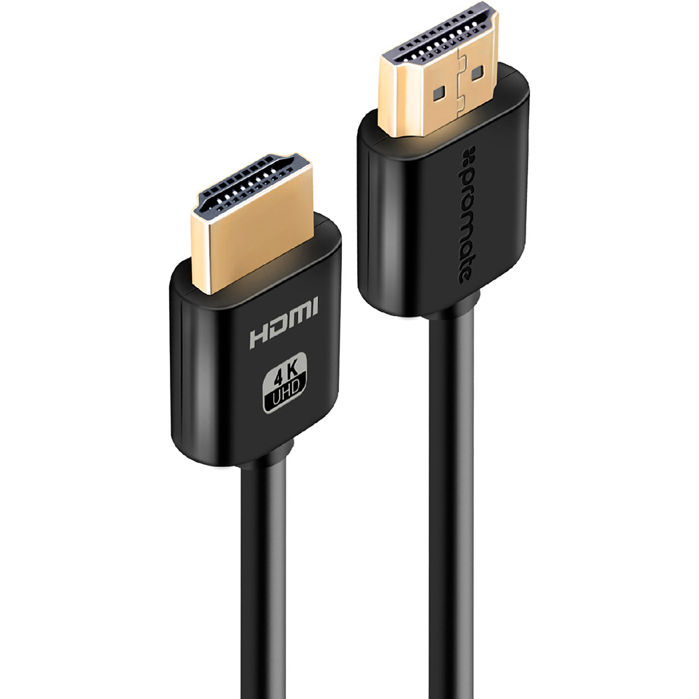 Кабель Promate ProLink4K2-10M HDMI - HDMI v2.0 4K 60 Гц 10 м Black (prolink4k2-10m.black)