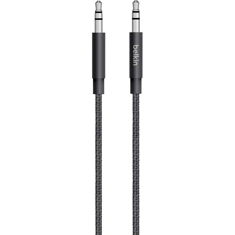 

Кабель BELKIN jack 3.5mm - jack 3.5mm Premium 1.2 м Black (AV10164BT04-BLK), jack 3.5mm - jack 3.5mm Premium 1.2m, black