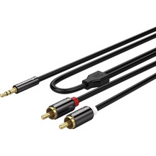 Кабель ORICO AM-MRC1-15-BK-BP 3.5 мм-2 x RCA 1.5 м Black (CA912728)