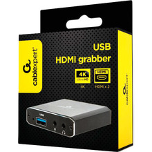 Переходник CABLEXPERT 2 х HDMI - USB + 2 х 3.5 мм (UHG-4K2-01)