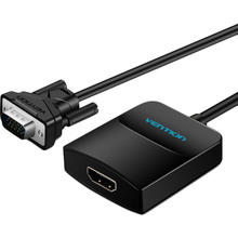 Перехідник VENTION VGA-HDMI 0.2 м Black (ACNBB)