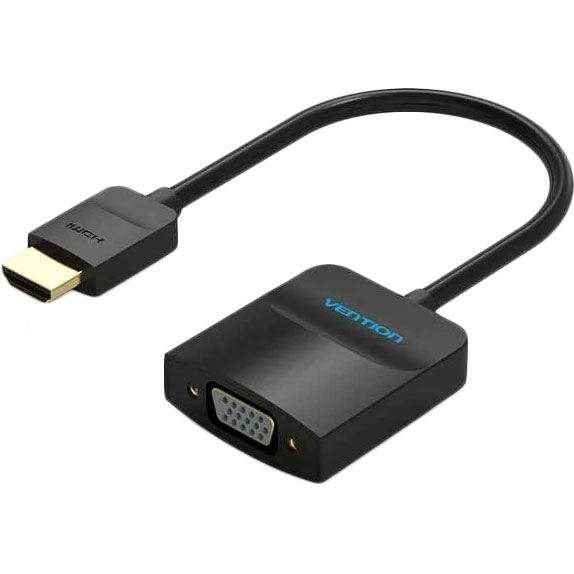 

Переходник VENTION HDMI-VGA 0.2 м Black (ACFBB), Перехідник HDMI-VGA, 0.2 m (ACFBB)