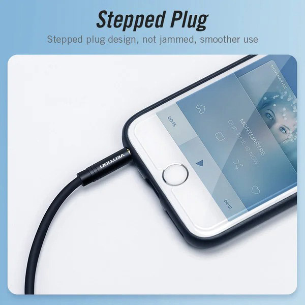 Кабель VENTION Audio 3.5 mm M 4pin - 2x3.5mm F Black Metal Type 0.3 м (BBVBY) Тип разъема 3.5 - 2 x 3.5