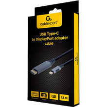 Кабель CABLEXPERT USB-C - DisplayPort (CC-USB3C-DPF-01-6)