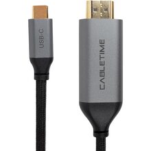 Кабель PowerPlant USB Type-C - HDMI 1.8 м (CA913350)