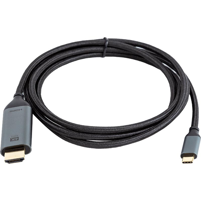 Кабель PowerPlant USB Type-C - HDMI 1.8 м (CA913350) Вид кабель