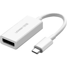 Переходник UGREEN USB Type-C - Display-Port MM130 White 0.15 м (40372)