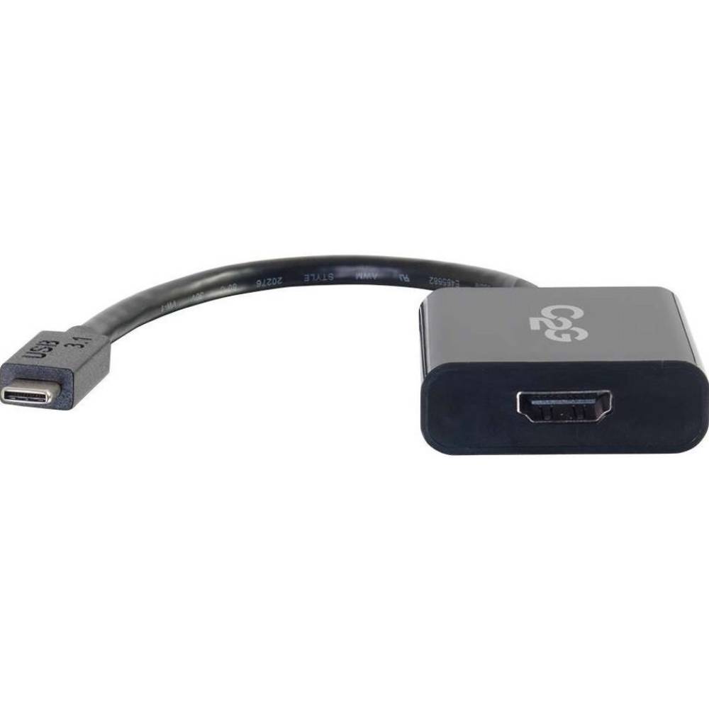 Перехідник C2G USB Type-C - HDMI Чорний (CG80512) Вид перехідник