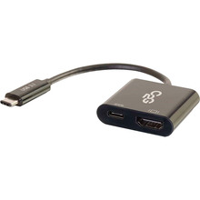 Перехідник C2G USB Type-C - HDMI + USB Type-C Black (CG80492)