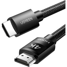 Кабель Ugreen HD119 4K HDMI Cable Male to Male Braided 1 м Black (30999)