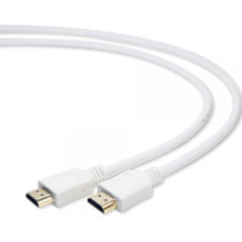 Кабель CABLEXPERT HDMI V.2.0 - HDMI 3 м White (CC-HDMI4-W-10)