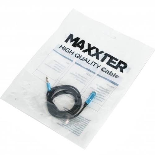 Кабель MAXXTER 3.5 мм M - F 3.5 мм 1 м (A-3434-1m) Вид кабель
