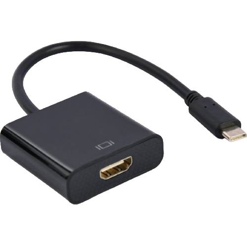 Перехідник CABLEXPERT USB-C-HDMI (A-CM-HDMIF-04) Перехідник CABLEXPERT USB-C-HDMI (A-CM-HDMIF-04)