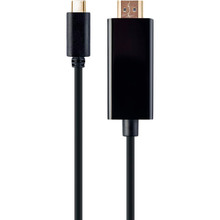 Кабель CABLEXPERT USB Type-C - HDMI Black (A-CM-HDMIM-01)