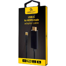 Кабель CABLEXPERT USB Type-C - HDMI Black (A-CM-HDMIM-02)