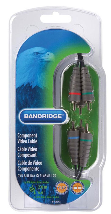 Кабель BANDRIDGE BLUE BVL3302 Component 2m