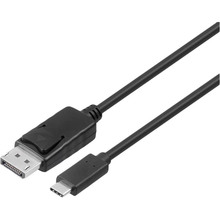 Кабель USB Type-C 2E - DisplayPort (AM/AM) 1 м Black (2EW-1925)