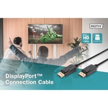 Кабель DIGITUS DisplayPort 15 м Black (AK-340100-150-S)