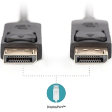 Кабель DIGITUS DisplayPort 15 м Black (AK-340100-150-S)