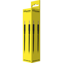 Кабель HATOR Male to Male 3.5mm 1 м Black (ACC-211)