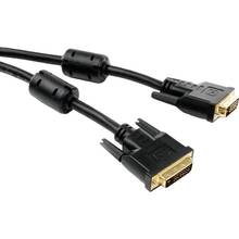 Кабель VINGA DVI to DVI 24+1pin 1.8 m (VCPDCDVIMM1.8BK)