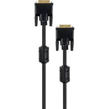 Кабель VINGA DVI to DVI 24+1pin 1.8 m (VCPDCDVIMM1.8BK)