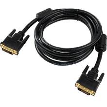 Кабель VINGA DVI to DVI 24+1pin 1.8 m (VCPDCDVIMM1.8BK)