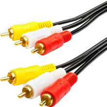 Кабель ATCOM 3 х RCA to 3 х RCA 80 см (10808)