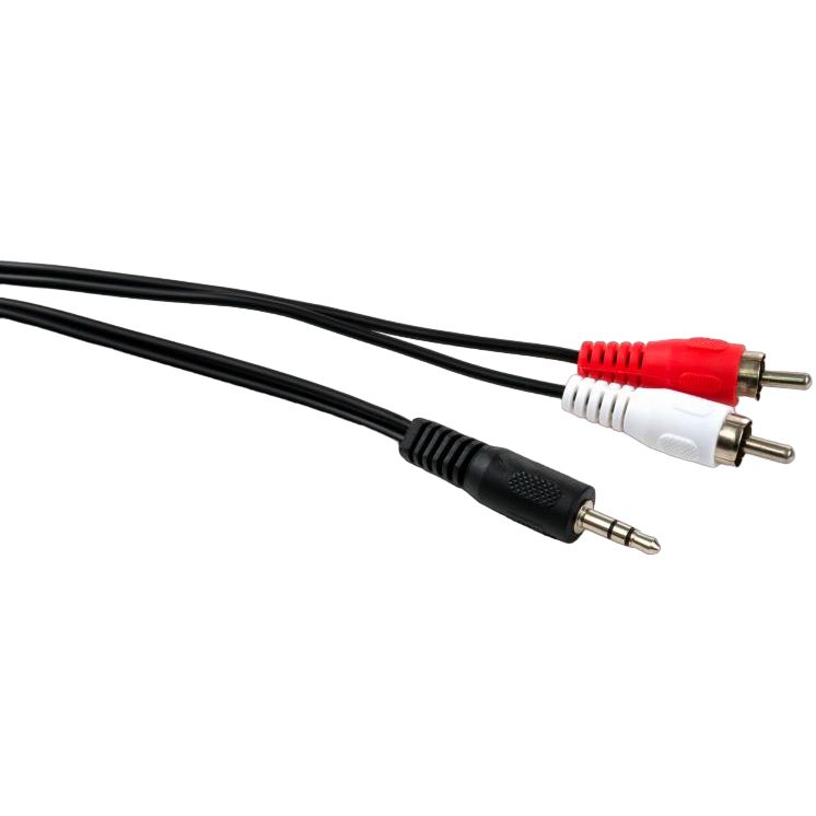 Кабель VINGA Jack 3.5 to 2xRCA 5 m (VCPDCJ35MRCA25BK) Вид кабель