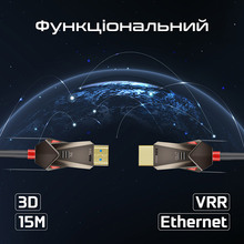 Кабель PROMATE HDMI - HDMI v.2.0 15 м Black (prolink4k60-15m)