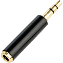 Переходник ATCOM 3.5 мм 4pin - 3.5 мм 3pin M/F Black (17577)