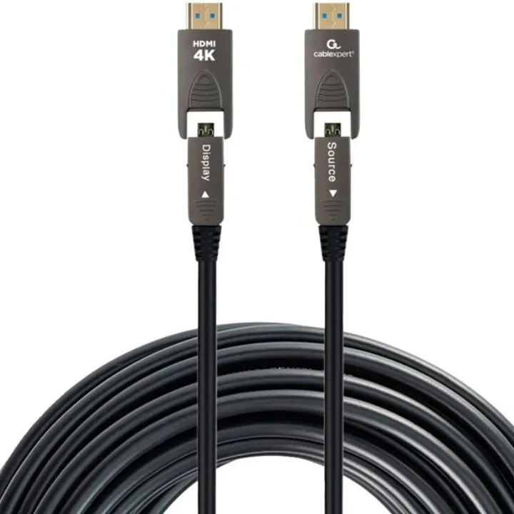 Кабель CABLEXPERT (AOC) HDMI-A/D - A/D V.2.0 10 м (CCAP-HDMIDD-AOC-10M) Вид кабель