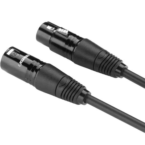 Кабель UGREEN AV130 XLR Male to Female Microphone Cable 3m Black 20711 (90401987) Вид кабель