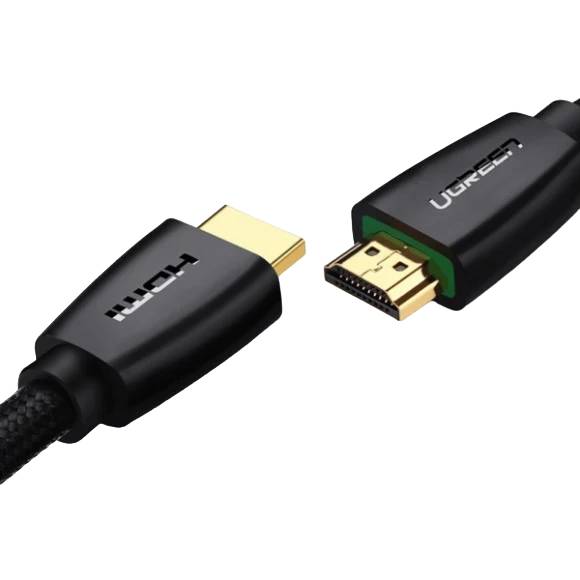 Кабель UGREEN HD118 HDMI to HDMI 1.5 m v2.0 UltraHD 4K-3D Braided Black 40409 (90402022) Вид кабель