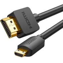 Кабель UGREEN HD127 microHDMI to HDMI 1 m v2.0 UltraHD 4K-3D Black 30148 (90402179)