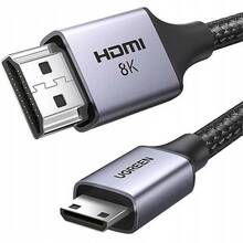 Кабель UGREEN HD163 miniHDMI to HDMI 2 m v2.1 Black (90403474)