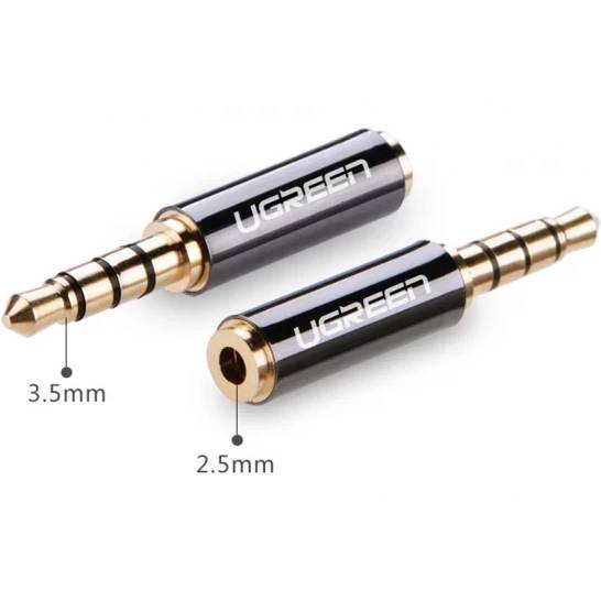 Перехідник UGREEN 3.5 mm TRS Male to 2.5 mm TRRS Female Adapter (90401990) Вид перехідник